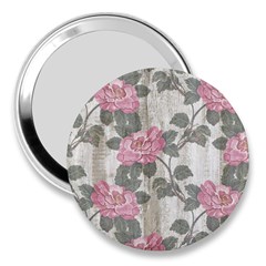 Roses-pink-elegan 3  Handbag Mirrors by nateshop