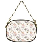 Roses-white Chain Purse (One Side) Front