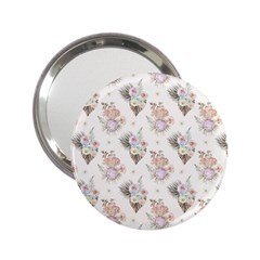 Roses-white 2 25  Handbag Mirrors by nateshop