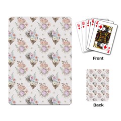 Roses-white Playing Cards Single Design (rectangle)