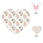 Roses-white Playing Cards Single Design (Heart) Front