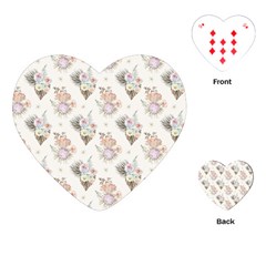 Roses-white Playing Cards Single Design (heart) by nateshop