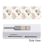 Roses-white Memory Card Reader (Stick) Front