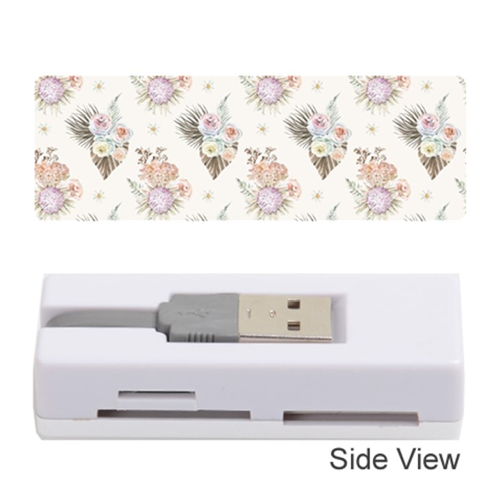 Roses-white Memory Card Reader (Stick)