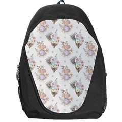 Roses-white Backpack Bag by nateshop