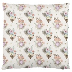 Roses-white Large Cushion Case (two Sides) by nateshop