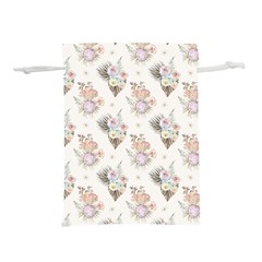 Roses-white Lightweight Drawstring Pouch (s) by nateshop