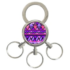 Seamless-181 3-ring Key Chain by nateshop