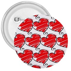 Seamless-heart-red 3  Buttons by nateshop