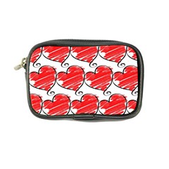 Seamless-heart-red Coin Purse by nateshop