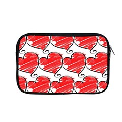 Seamless-heart-red Apple Macbook Pro 13  Zipper Case by nateshop