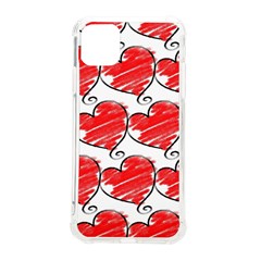 Seamless-heart-red Iphone 11 Pro Max 6 5 Inch Tpu Uv Print Case by nateshop