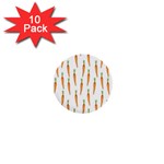 Carrot 1  Mini Buttons (10 pack)  Front