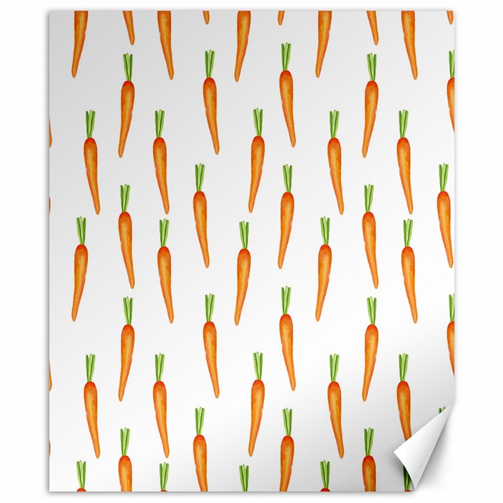 Carrot Canvas 8  x 10 