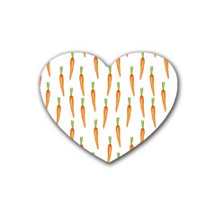 Carrot Rubber Coaster (heart) by SychEva