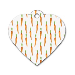 Carrot Dog Tag Heart (one Side) by SychEva