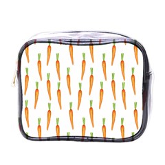 Carrot Mini Toiletries Bag (one Side) by SychEva