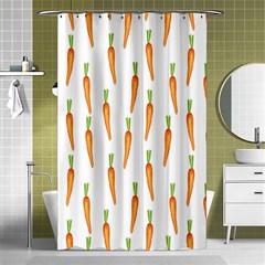 Carrot Shower Curtain 48  X 72  (small)  by SychEva