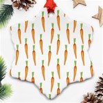 Carrot Ornament (Snowflake) Front