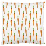 Carrot Standard Premium Plush Fleece Cushion Case (One Side) Front