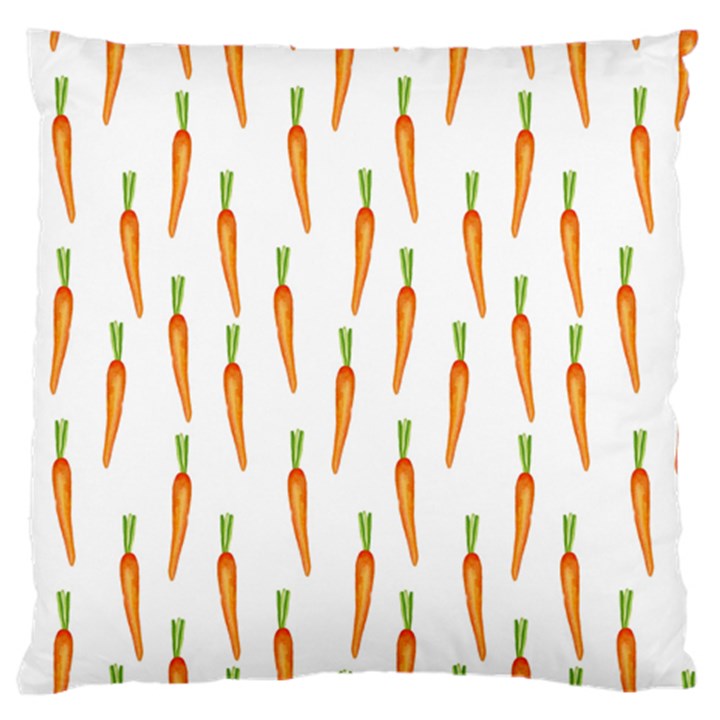 Carrot Standard Premium Plush Fleece Cushion Case (One Side)