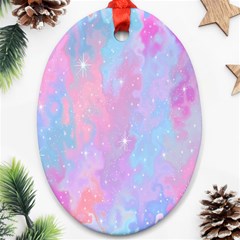 Space-25 Oval Ornament (two Sides) by nateshop