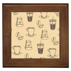 Coffee-56 Framed Tile by nateshop