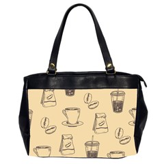 Coffee-56 Oversize Office Handbag (2 Sides) by nateshop