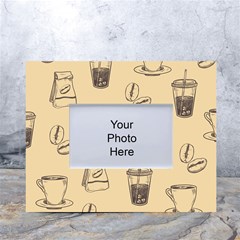 Coffee-56 White Tabletop Photo Frame 4 x6  by nateshop