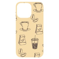 Coffee-56 Iphone 14 Pro Max Black Uv Print Case by nateshop