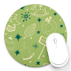 Angel-1 Round Mousepad by nateshop