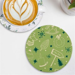 Angel-1 Uv Print Round Tile Coaster by nateshop