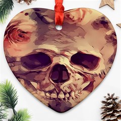 Day-of-the-dead Ornament (heart) by nateshop