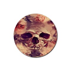 Day-of-the-dead Rubber Coaster (round) by nateshop