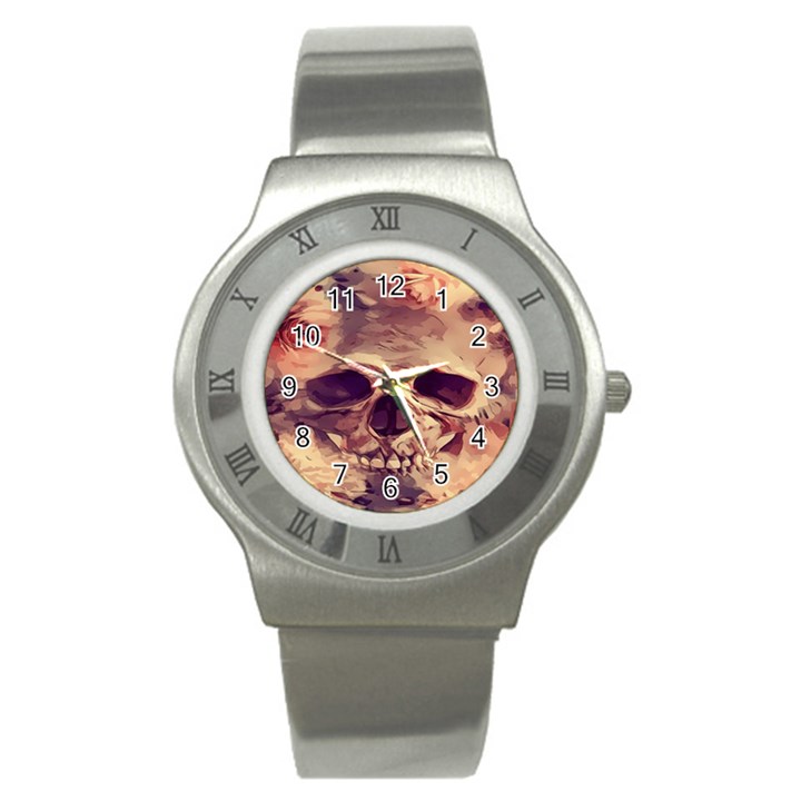 Day-of-the-dead Stainless Steel Watch