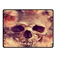 Day-of-the-dead Two Sides Fleece Blanket (small) by nateshop