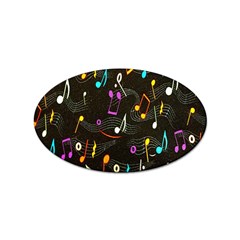 Fabric-65 Sticker Oval (100 Pack) by nateshop