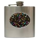 Fabric-65 Hip Flask (6 oz) Front