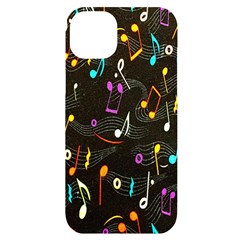 Fabric-65 Iphone 14 Plus Black Uv Print Case by nateshop