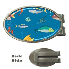 Fish-73 Money Clips (oval)  by nateshop