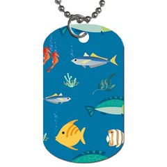 Fish-73 Dog Tag (one Side) by nateshop