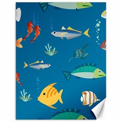 Fish-73 Canvas 12  X 16  by nateshop