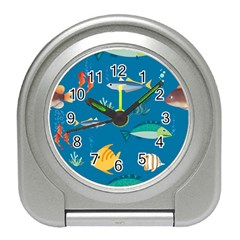 Fish-73 Travel Alarm Clock by nateshop