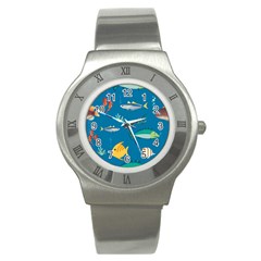 Fish-73 Stainless Steel Watch by nateshop