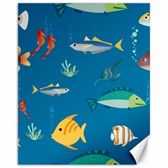 Fish-73 Canvas 16  X 20  by nateshop