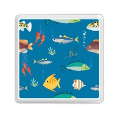 Fish-73 Memory Card Reader (square) by nateshop