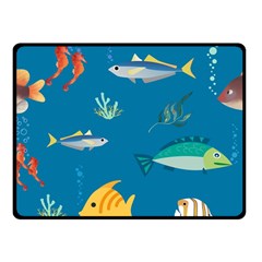 Fish-73 Fleece Blanket (small) by nateshop