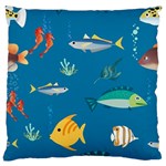 Fish-73 Large Cushion Case (Two Sides) Front