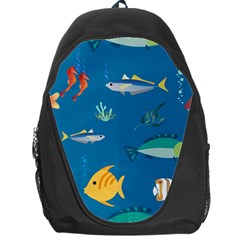 Fish-73 Backpack Bag by nateshop