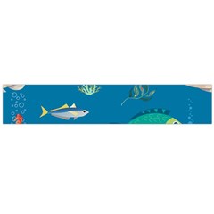 Fish-73 Large Premium Plush Fleece Scarf  by nateshop